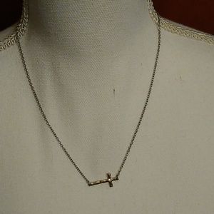 Dainty JK by Thirty one whisper Cross Necklace